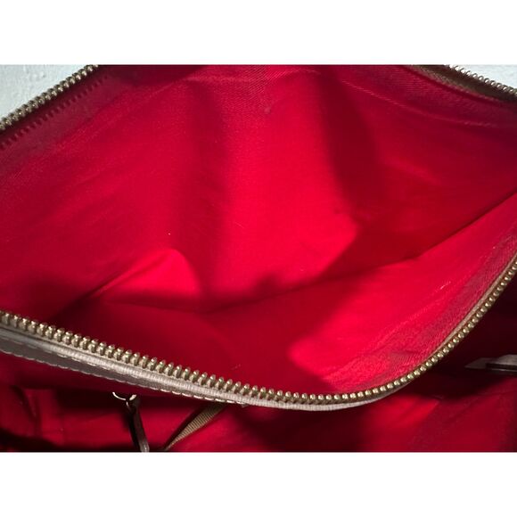 Dooney & Bourke Saffiano Miller Shopper Tote Bag in Oyster EUC - Picture 6 of 9